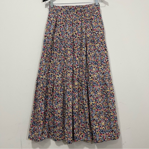 Old Navy Dresses & Skirts - Old Navy Tiered Ditsy Floral Tiered Maxi Midi Skirt Cottagecore Boho Tall M